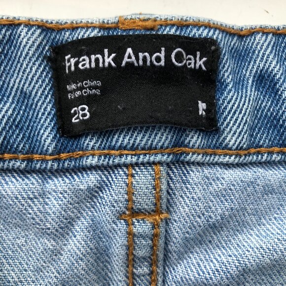 Frank and Oak High-Rise Denim Shorts - Picture 1 of 5